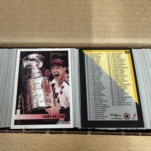 1994-95 (RARE) TOPPS PREMIER  N.H.L HOCKEY SET 1-550 OPC Version